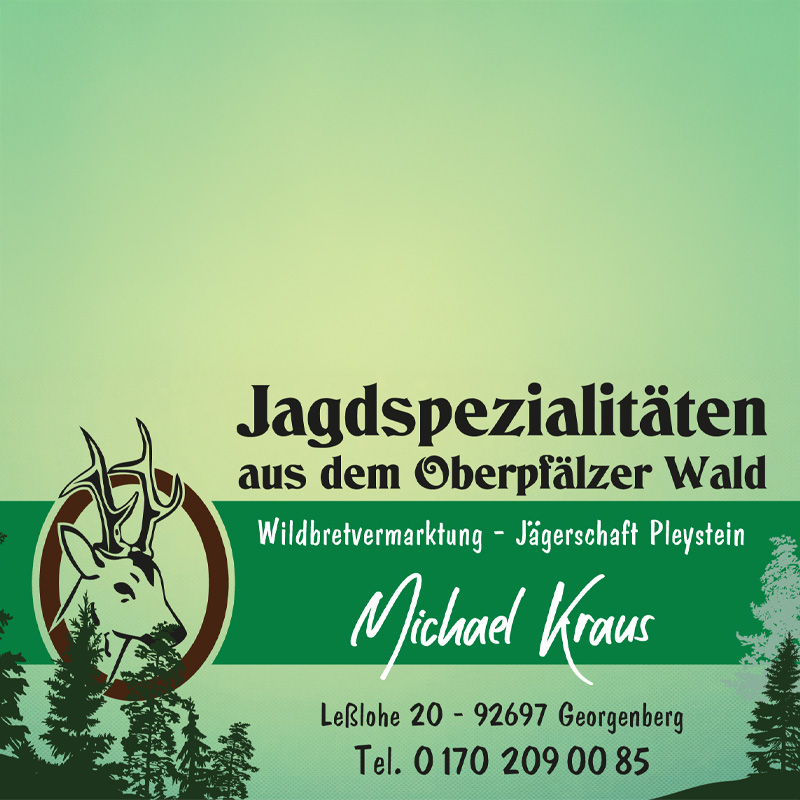 Michael Kraus – Wildbretvermarktung Jägerschaft Pleystein